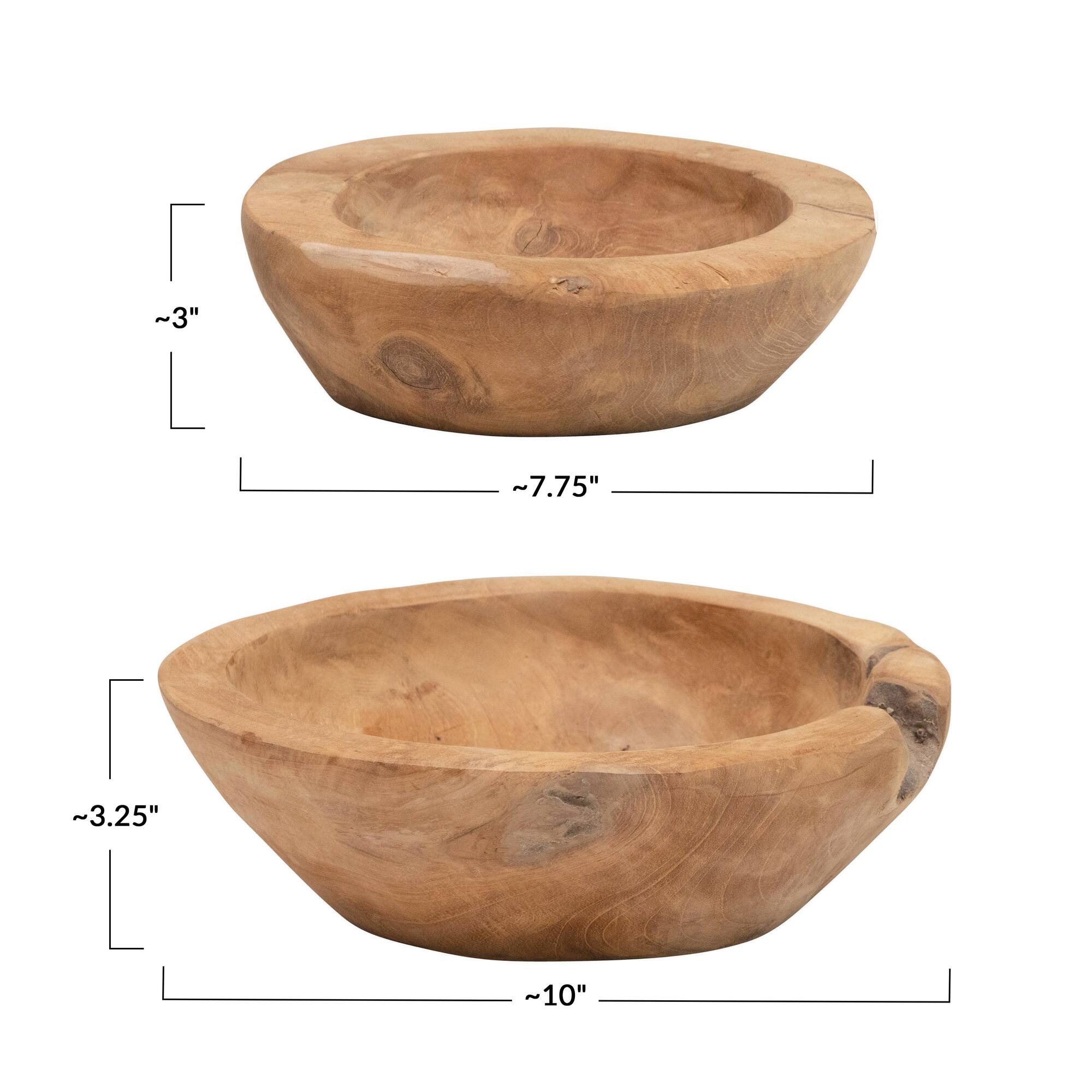 Hello Honey® Teakwood Bowl Set